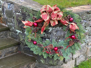 Fresh Noble Evergreen Wreath